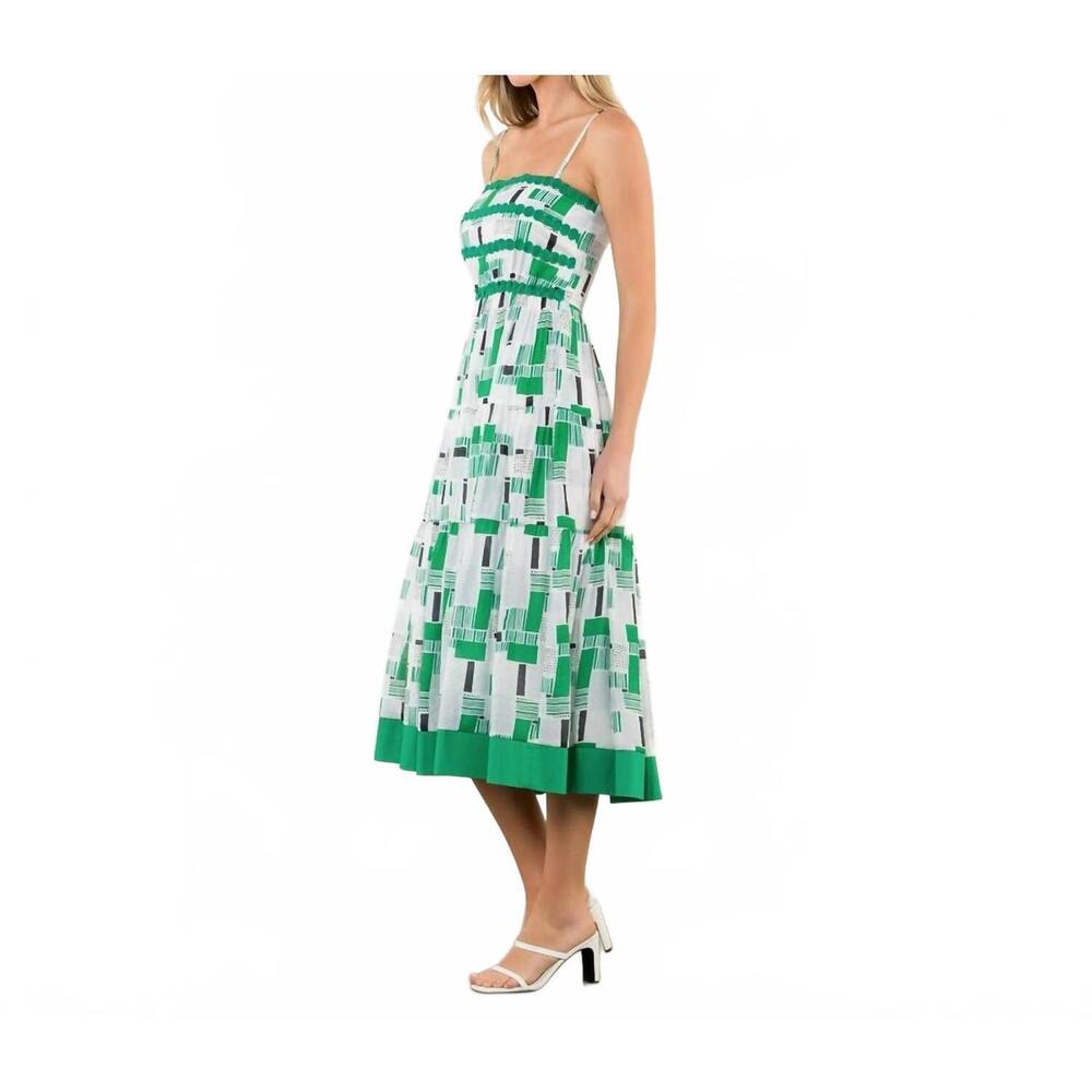 NEW THML tiered print dress - Picture 2 of 3